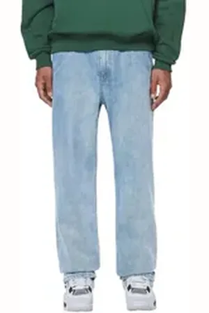 Pegador 5-Pocket-Jeans Baltra Baggy logogeprägte Knöpfe und Nieten blau 34