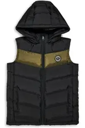 Threadboys Softshellweste (1-tlg) mit Kapuze schwarz 11-12