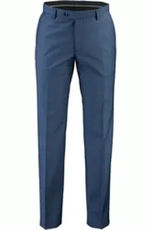 Benvenuto Anzughose BENVENUTO Anzughose marine Modern Fit blau 24