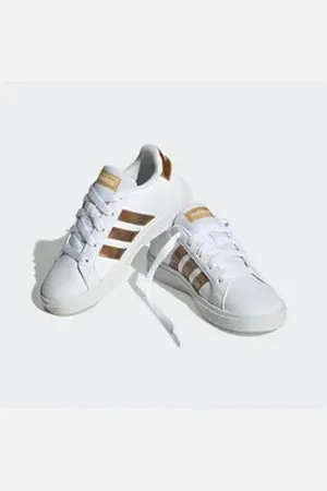 adidas Sportswear GRAND COURT SUSTAINABLE LACE Sneaker Design auf den Spuren des Superstar weiß 33 EU