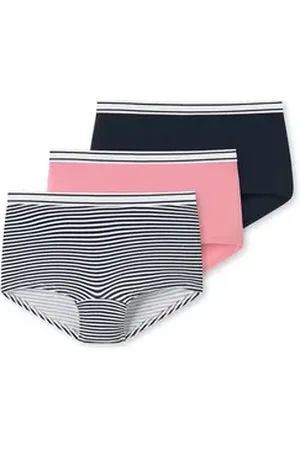 Schiesser Boxer Basic Kids (3-St) grau|rosa 140