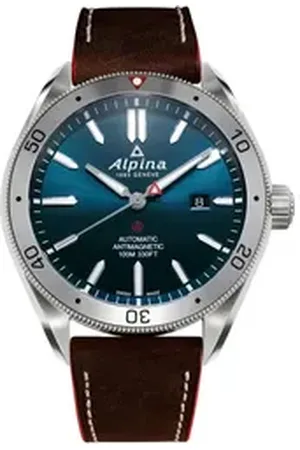 Alpina Watches Automatikuhr ALPINER 4 Herren Automatikuhr, Rotor blau