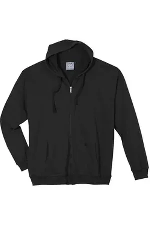Ahorn Sweatjacke Kapuzen-Sweatjacke Übergröße schwarz schwarz 10XL