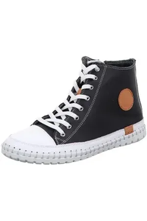 GEMINI Damen Stiefelette schwarz|weiß 41