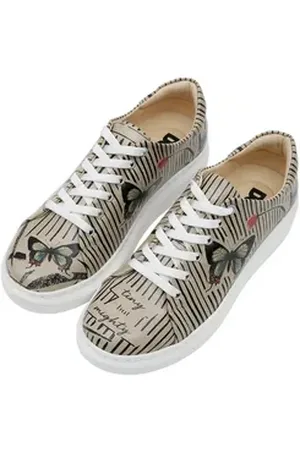 Dogo Damen Myra Tiny But Mighty Vegan Damen Sneaker / Female Plateausneaker Vegan beige 41 EU