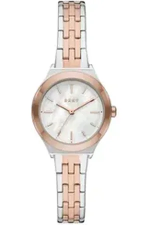 DKNY Quarzuhr Edelstahl silberfarben
