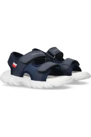 Tommy Hilfiger Sandale, Wasserschuh, Sommerschuh, Klettschuh mit Klettverschluss blau 24 EU