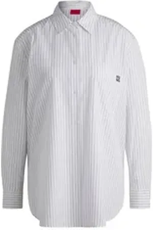 HUGO BOSS Langarmbluse bunt 40