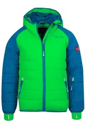 TROLLKIDS Winterjacke Hafjell XT Wasserdicht blau|grün 92