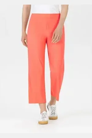 STEHMANN Culotte FENJA mit elastischem Bund und geradem Bein orange 34
