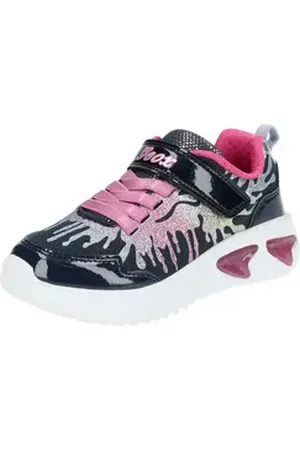 Geox Sneaker Lederimitat/Mesh Sneaker blau 28 EU