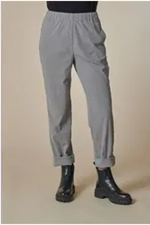 Zhrill Cordhose PIA mit Rippstruktur grau M