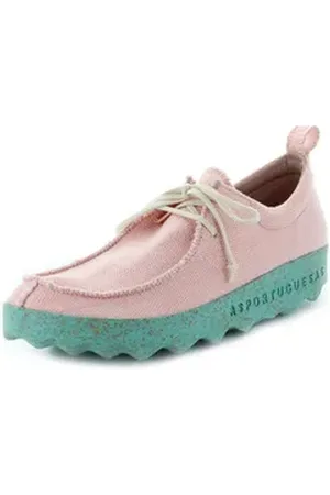 Asportuguesas CHAT Schnürschuh Nachhaltig. Leinenschuh orange 37