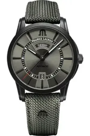Maurice Lacroix Automatikuhr Pontos Day/Date, PT6358-DLB04-630-5, Armbanduhr, Herrenuhr, limitiert auf 1000 Stück, Swiss Made grün