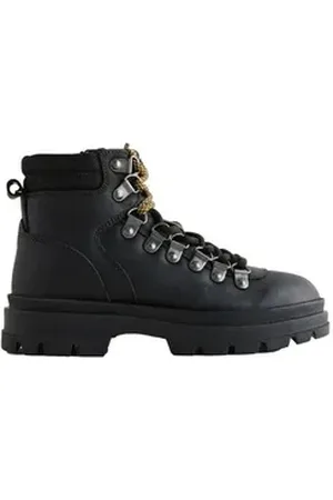 Next Wanderstiefel aus Leder Schnürstiefelette (1-tlg) schwarz 38 EU