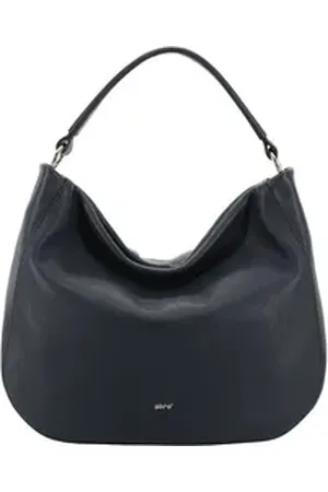 Abro+ Schultertasche Hobo Bag Mia, aus echtem Leder blau