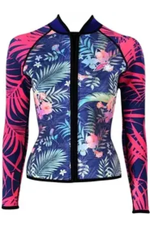 F2 Neoprenanzug Damen Neopren Oberteil Tropical Jacke Lang 2,5 mm XS Multicolor 202 XS