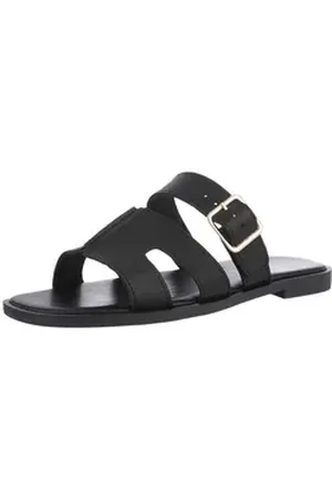 Ital-Design Bequeme Sandalen für Sommerabenteuer und Alltagslook Pantolette (89323034) Blockabsatz Pantoletten in Schwarz schwarz 41 EU