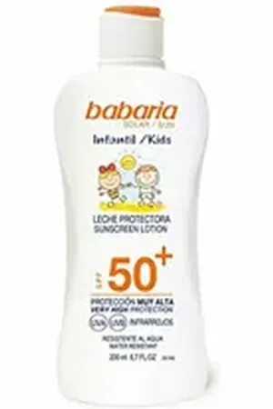 Babaria Sonnenschutzcreme Sun Kids Sunscreen Lotion Water Resistant Spf50 200ml