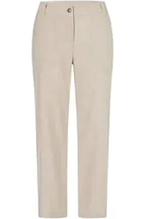 Mac Culotte Damen Leinenhose NORA CROPPED Relaxed Fit verkürzt (1-tlg) 36