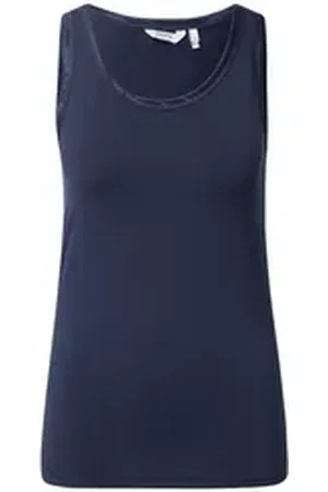 B YOUNG Shirttop Lane (1-tlg) Plain/ohne Details blau M
