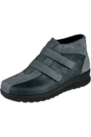 Berkemann Weiblich Berkoflex Renata Stiefelette Le Klettschuh grau 3,0