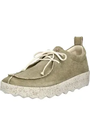 Asportuguesas Halbschuhe Baumwolle Schnürschuh grün 42 EU