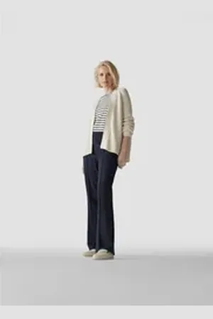 Le Comte Strickjacke weiß 40