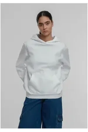 Urban classics Hoodie Ladies Organic Loose Brushed Fleece Hoody weiß XL