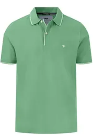 Fynch-Hatton Poloshirt Poloshirt aus Baumwolle grün XL