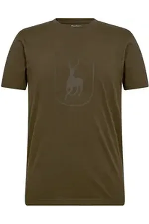 Deerhunter T-Shirt T-Shirt Logo braun XXL