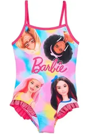 Barbie Badeanzug Badeanzug Kinder Mädchen rosa 128