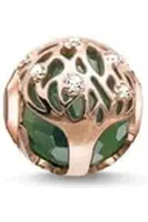 Thomas Sabo Charm Kugel Lebensbaum K0168-842-6 grün