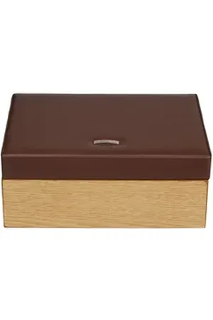 Windrose Schmuckkoffer Wood braun