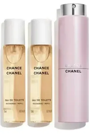 CHANEL Eau de Toilette CHANCE EAU DE TOILETTE TWIST AND SPRAY, nachfüllbar, Zerstäuberflakon für die Handtasche