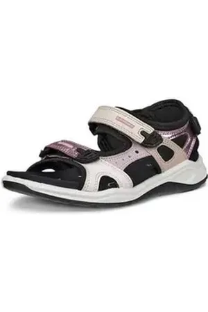 Ecco X-TRINSIC K Riemchensandale, Outdoorsandale, Trekkingschuh, Sommerschuh mit Klett rosa 27 EU