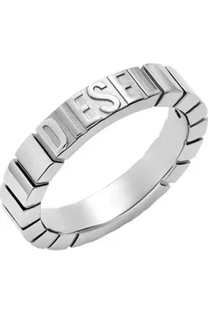 Diesel Fingerring Unisex-Herrenring Edelstahl silberfarben 53