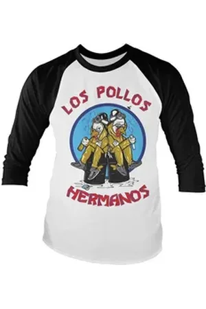 Breaking Bad Longsleeve Walter Jesse Hermanos Baseball Long Sleeve Tee weiß L