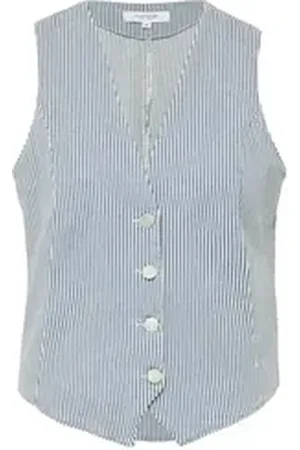 Comma, Comma casual identity Anzugweste blau 40