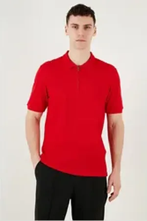 Buratti Poloshirt Regular Fit rot XL