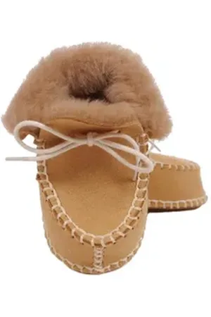 Kaiser Babyschuh 2000 Lammfell Krabbelschuh braun 17-18 EU