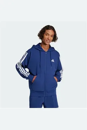 adidas Sportswear Hoodie ESSENTIALS 3-STREIFEN FRENCH TERRY KAPUZENJACKE schwarz 2XL