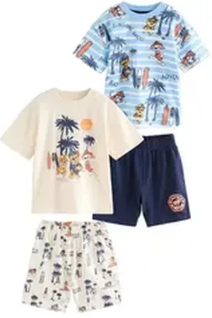 Next Pyjama Paw Patrol kurze Schlafanzüge, 2er-Pack (4 tlg) blau 92-98 (2-3 J.)