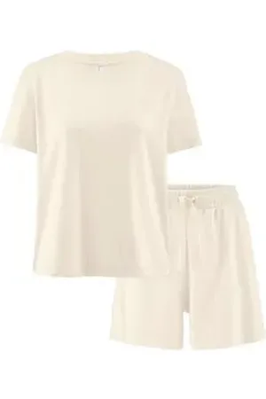 hessnatur Pyjama Regular PURE NATURE aus reiner Bio-Baumwolle (2 tlg) beige 36