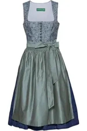 COUNTRY LINE Dirndl Midi Dirndl blau|grün 46