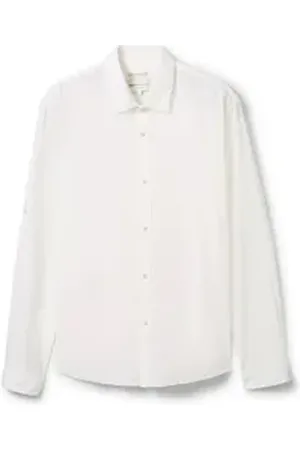 TOM TAILOR Denim Langarmhemd weiß S