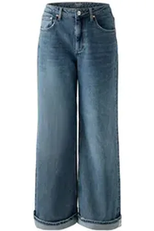 Oui Bequeme Jeans blau 40