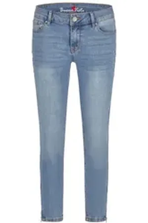 Buena Vista Skinny-fit-Jeans -Damenhose Italy V – Slim Fit 7/8 blau M