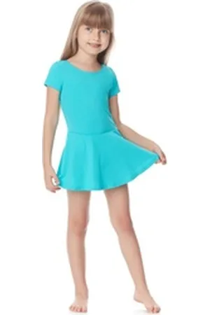 Merry Style Bodykleid Mädchen Tanzbody mit kurzen Ärmeln Balletkleid Body MS10-136 128
