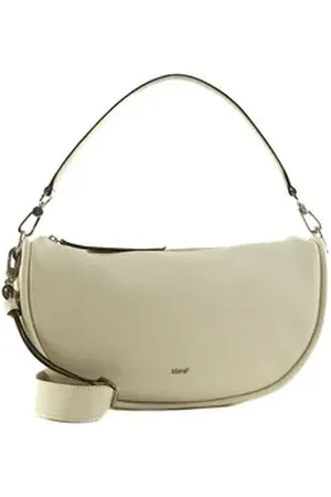 Abro+ Schultertasche Hobo Bag Willow, aus echtem Leder weiß